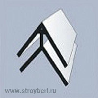 Угол наружный для панелей 8мм 3,0м 'Идеал Ламини', 001 Белый