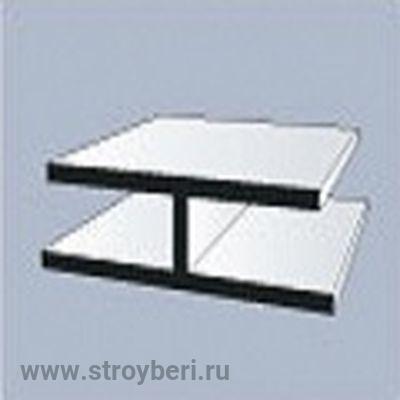 Уголок ВВ ПВХ соединительный/белый 3м