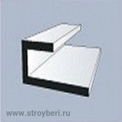 Профиль 'L' для панелей 8мм 3,0м 'Идеал Ламини', 001 Белый стартовый стартовый