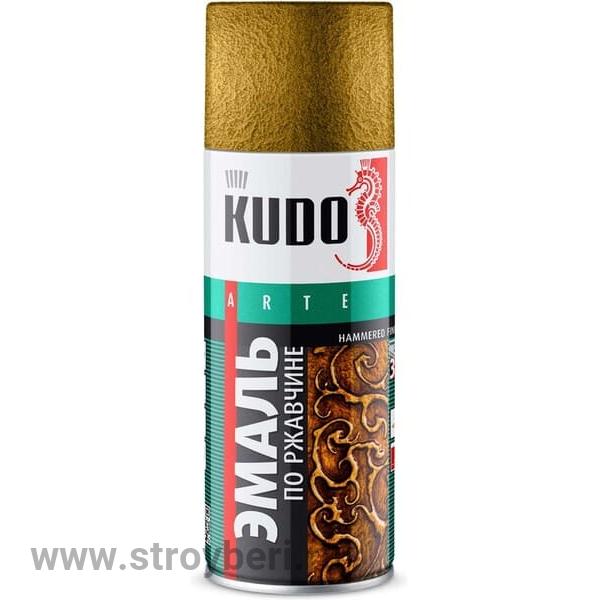 KU-3006 Эмаль аэрозольная КУДО молотковая бронзовая 0.52л