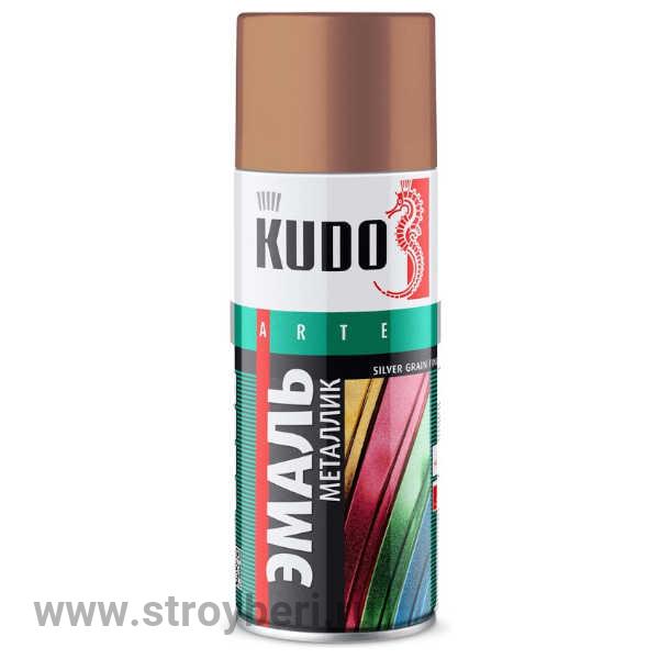 KU-1058 Аэрозольная краска КУДО металлик шоколад 0.52л