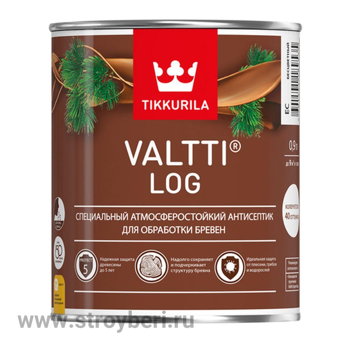 TIKKURILA VALTTI LOG антисептик красное дерево 0,9л