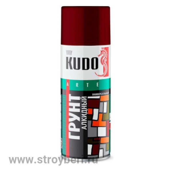 KU-2002 Грунт аэрозольный КУДО алкидный красно-коричневый 0.52л Д