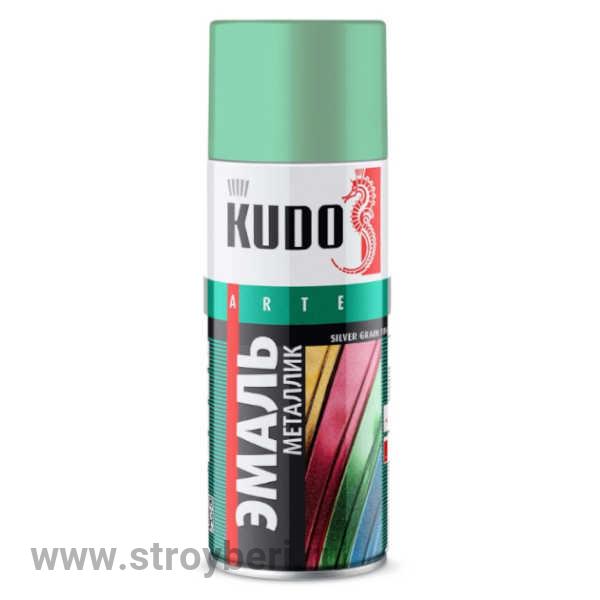 KU-1054 Аэрозольная краска КУДО металлик зеленая 0.52л