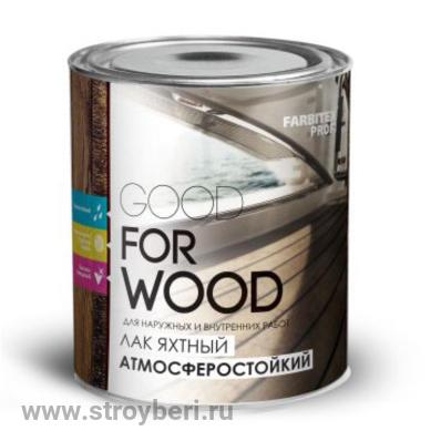 Лак уралкидный яхтный атмосферостойкий ВЫСОКОГЛЯНЦЕВЫЙ (4 л) FARBITEX ПРОФИ WOOD