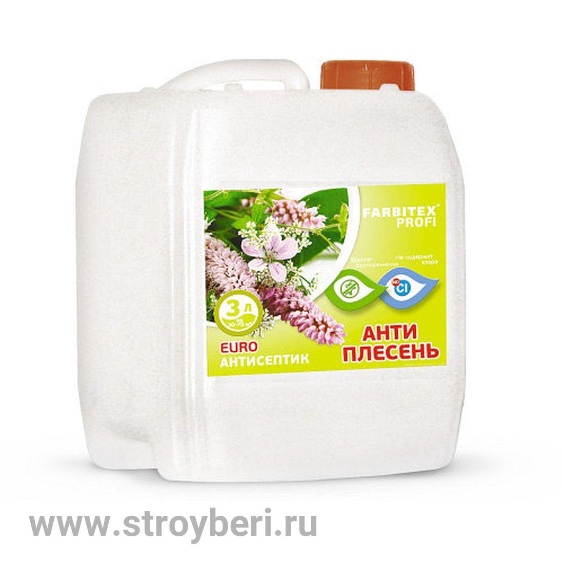 Антисептик универ.'Антиплесень' д/любых поверхностей (5 л) FARBITEX PROFI