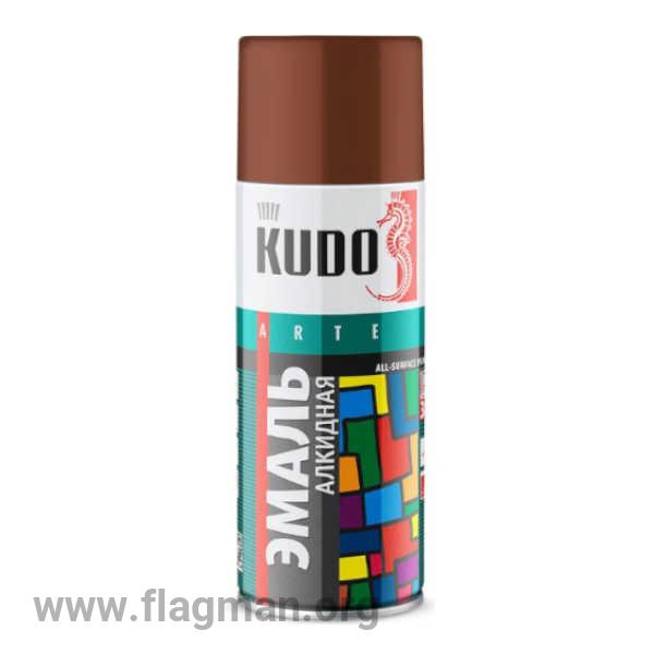 KU-1023 Аэрозольная краска КУДО RAL 8002 какао 0.52л Д