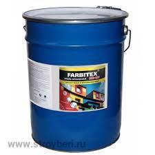 Эмаль алкидная ПФ-115 красный (20 кг) FARBITEX