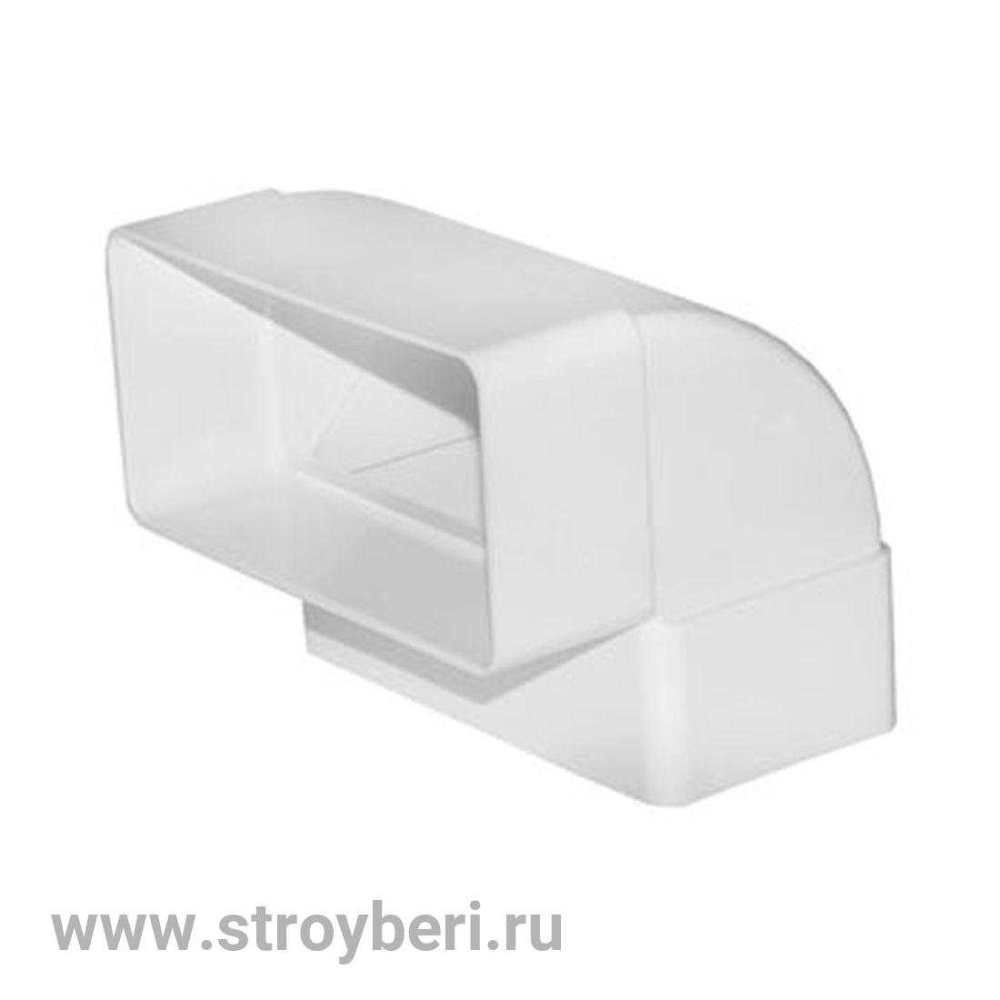 620КВП,Колено вертикальное пластик 90 гр,60*204