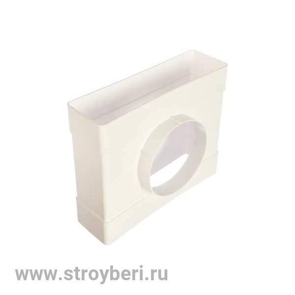 620ТФ10 П,Соединитель Т-обр.пластик,плоских воздуховодов 60*204 с выходом на фланцевые воздухораспре