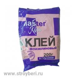 Клей обойный 'Master Klein' для флизелиновых обоев,200гр (мягкая пачка) (24шт/кор)