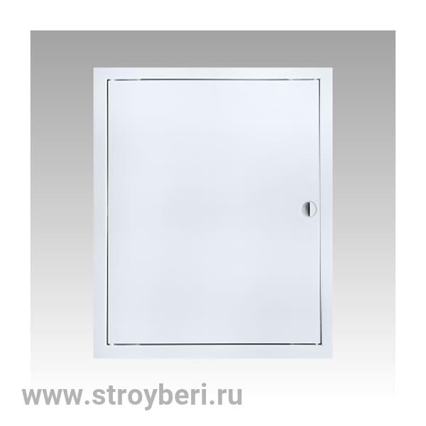 Л2040Р Люк-дверца ревизионная 218*418 с фланцем 196*396 с ручкой АБС