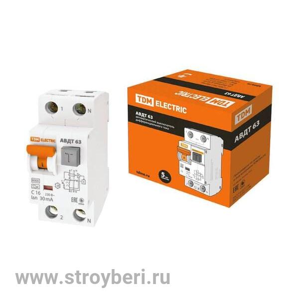 SQ0202-0002 АВДТ 632P  C16 30мА TDM