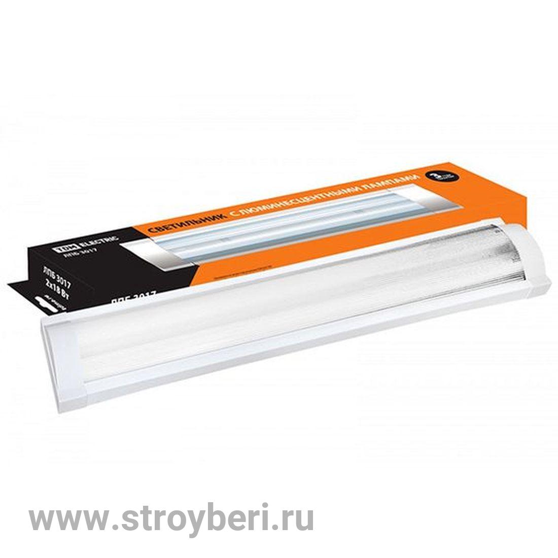SQ0305-0043 Светильник ЛПБ3017 2х18 Вт 230В Т8/G13 TDM