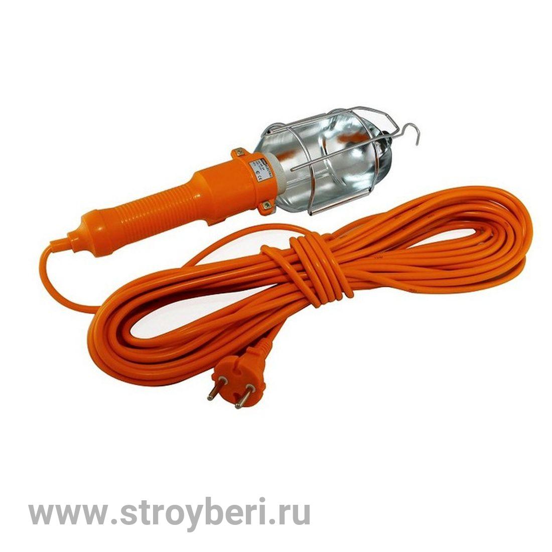 SQ0306-0008 Светильник переносной УП-2Р круглая вилка 2Р/15метров TDM