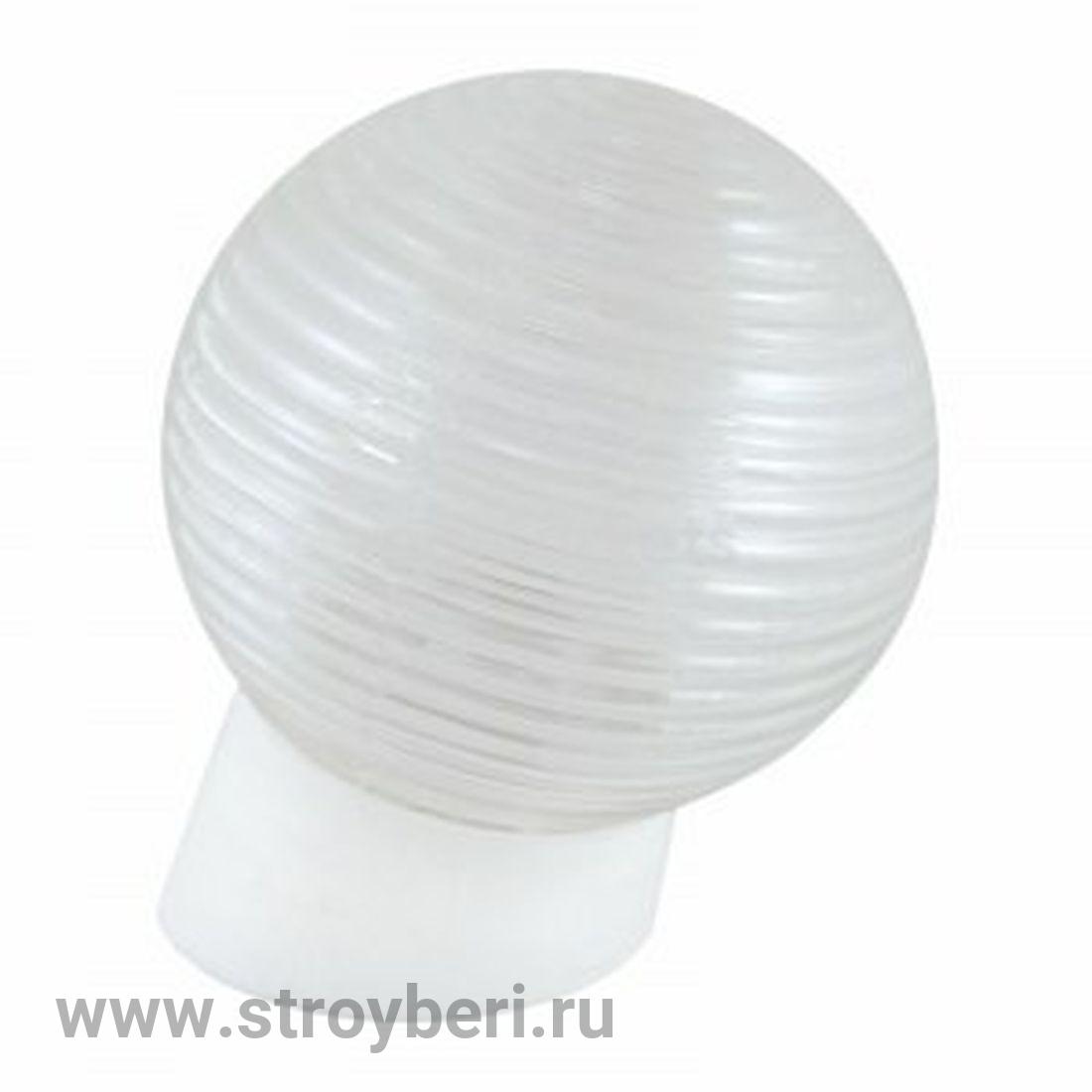 SQ0314-0004 Светильник НББ 64-60-025 УХЛ4 (шар стекло 'Кольца'/наклонное основание) TDM