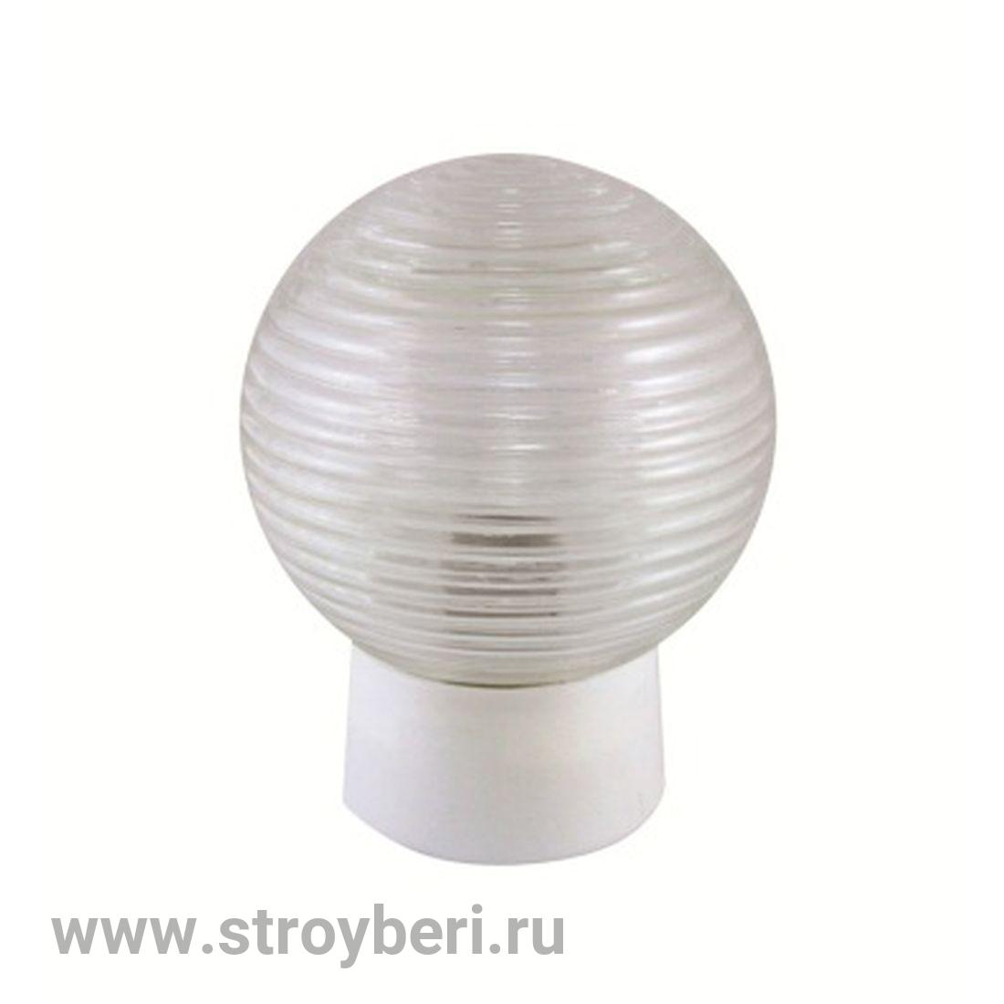 SQ0314-0005 Светильник НББ 64-60-025 УХЛ4 (шар стекло 'Кольца'/прямое основание) TDM