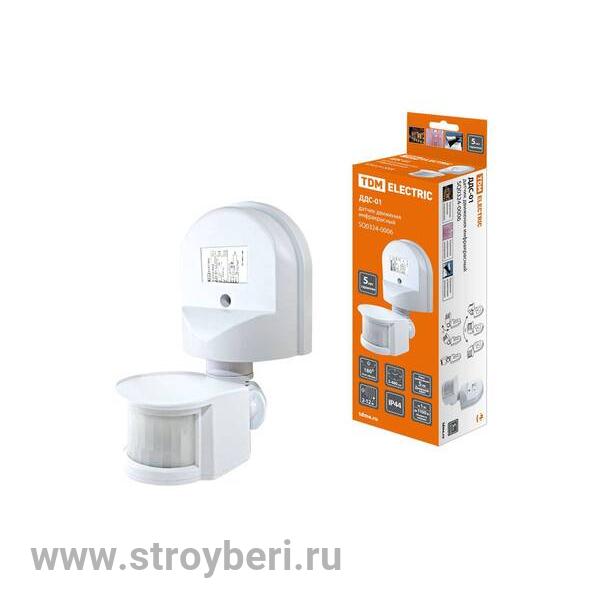 SQ0324-0006 ДДС-01 1100Вт, 5-480с, 2-12м, 5+Лк, 180гр, IP44, TDM