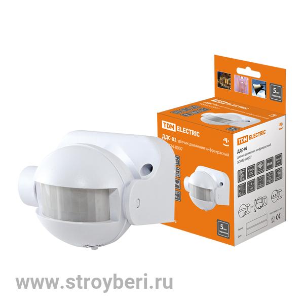 SQ0324-0007 ДДС-02 1100Вт, 5-480с, 12м, 5+Лк, 180гр, IP44, TDM