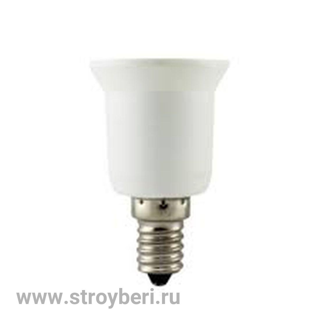 SQ0335-1001 Переходник E14-E27, белый, TDM