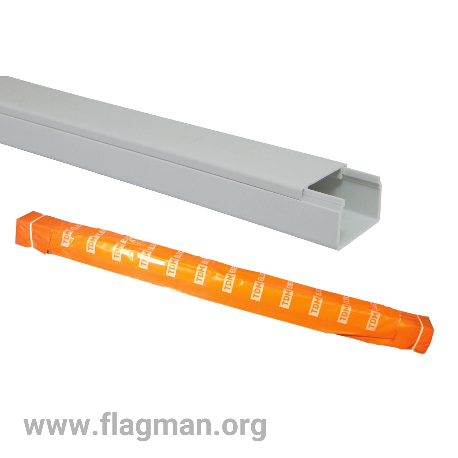 SQ0402-0003 Кабель-канал 20х10 белый TDM (100 м)