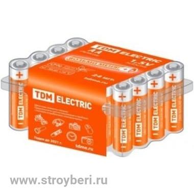 SQ1702-0035 Элемент питания LR6 AA Alkaline 1,5V BOX-24 TDM