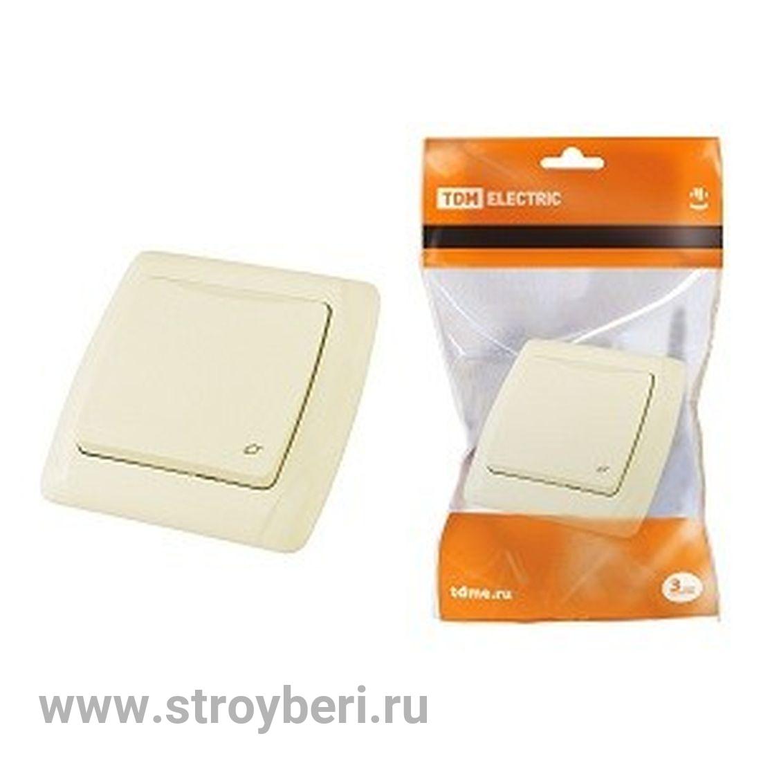 SQ1805-0040 Розетка 2П+З 16А 250В с защ. шт. сл. кость 'Онега' TDM