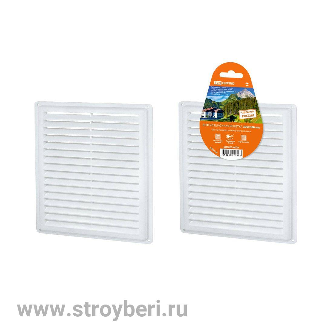 SQ1807-0029 Решетка неразъемная, 300х300 TDM