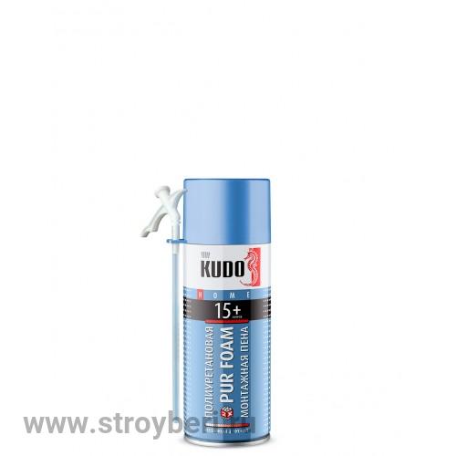 KUPH05U15+ Пена полиуретановая монтажная бытовая KUDO HOME 15+ 520 мл Д