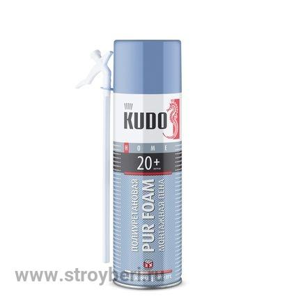 KUPH06U20+ Пена полиуретановая монтажная бытовая KUDO HOME 20+ 650 мл Д