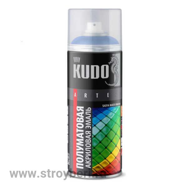 KU-0A5002 Аэрозольная акриловая краска КУДО satin RAL 5002 синяя 0.52л Д