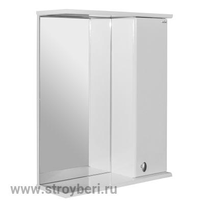 Шкаф-зеркало Норд-55 правый (ПВХ)