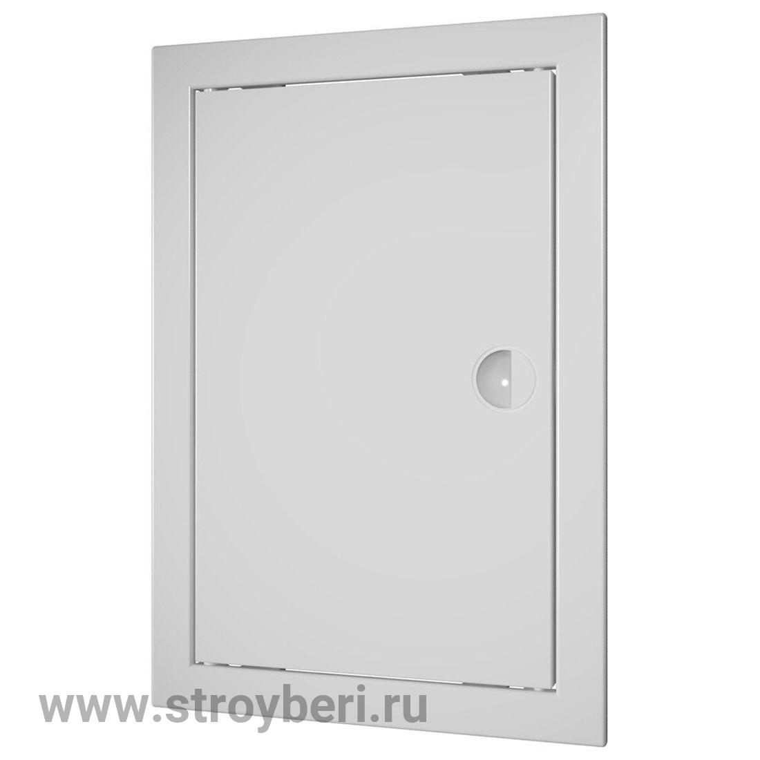 Л1530Р Люк-дверца ревизионная 168*318 с фланцем 146*296 с ручкой АБС