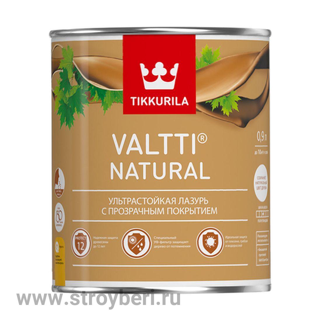 TIKKURILA VALTTI NATURAL антисептик п/гл 0,9л