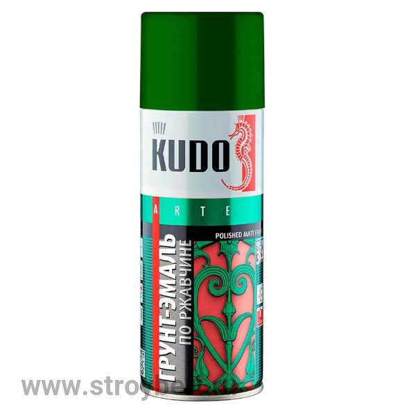 KU-316002 Грунт-эмаль КУДО по ржавчине зеленая RAL 6002 0,52л