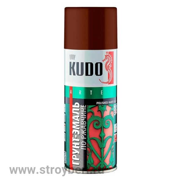 KU-318017 Грунт-эмаль КУДО по ржавчине шоколадная RAL 8017 0,52л Д