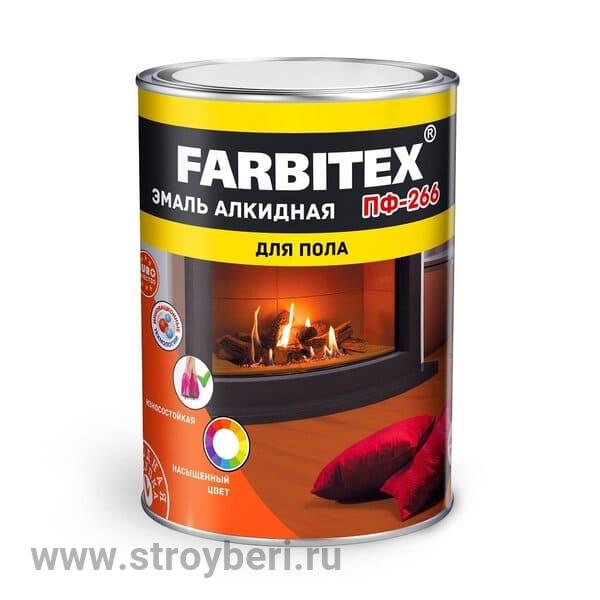 Эмаль алкидная ПФ-266 золотистый (20 кг) FARBITEX