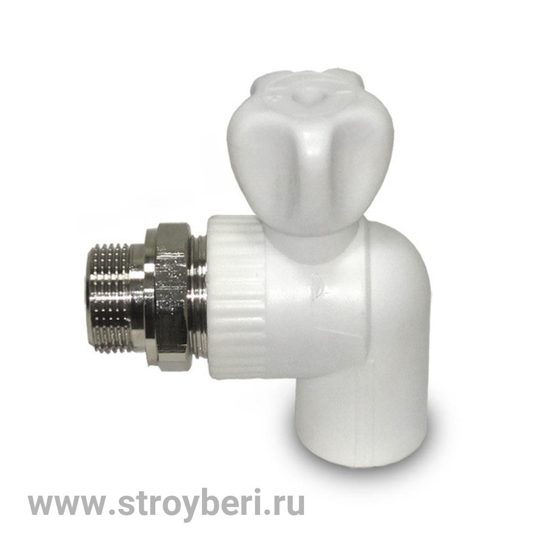 Кран радиаторный угловой 20*1/2