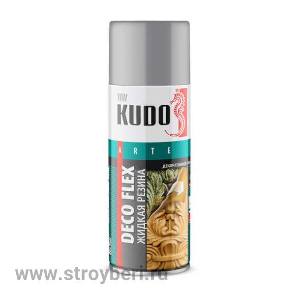 KU-5308 Жидкая резина КУДО (декоративное покрытие) серая 0,52л