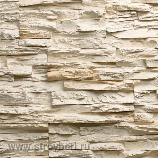 Искусственный камень 'Древесный камень' 0,56кв.м. 17шт. гипс