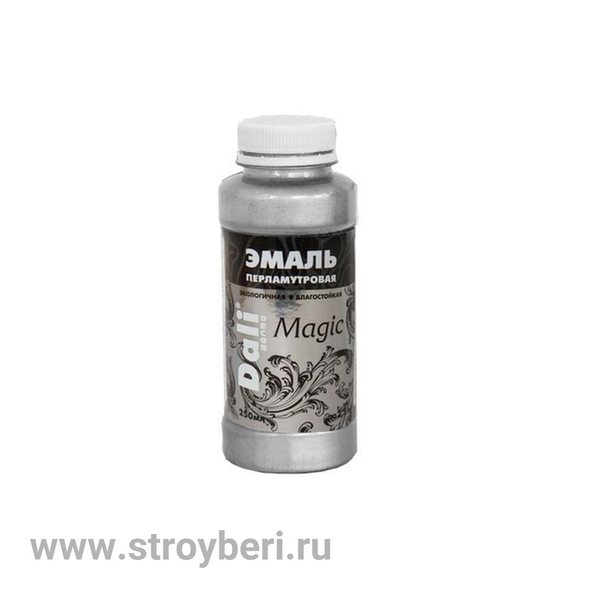 DALI-decor Magic Эмаль акриловая перламутровая Серебро 0.25л