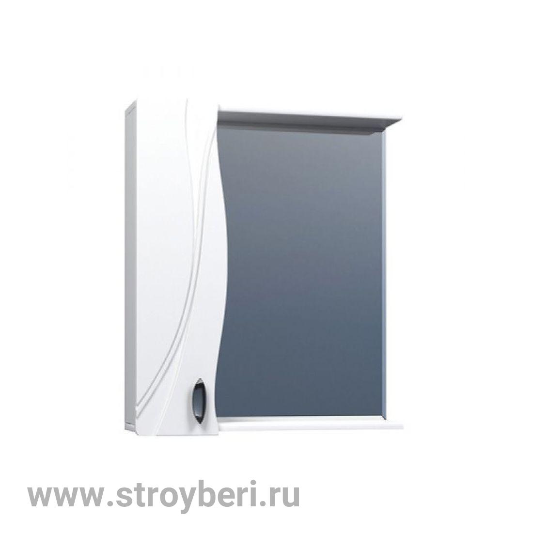 Шкаф-зеркало Лима-65 левый