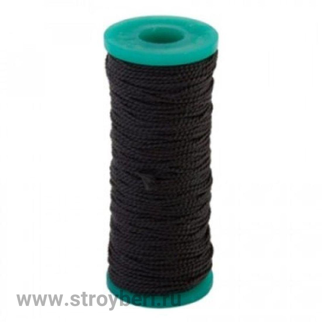 308-091/5-020 Нить капроновая черная 65м на катушке