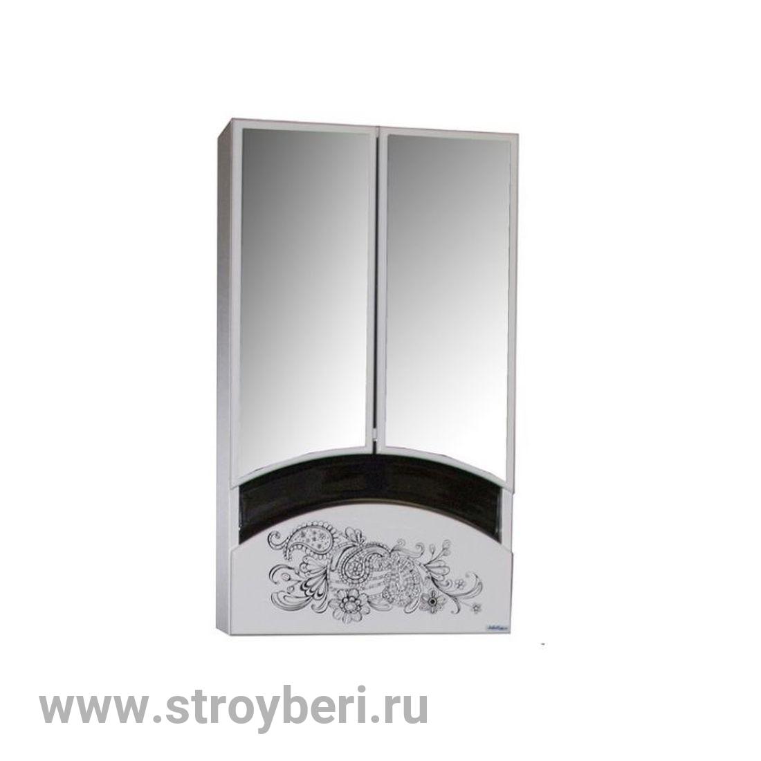Шкаф-зеркало Радуга-46 Цветы