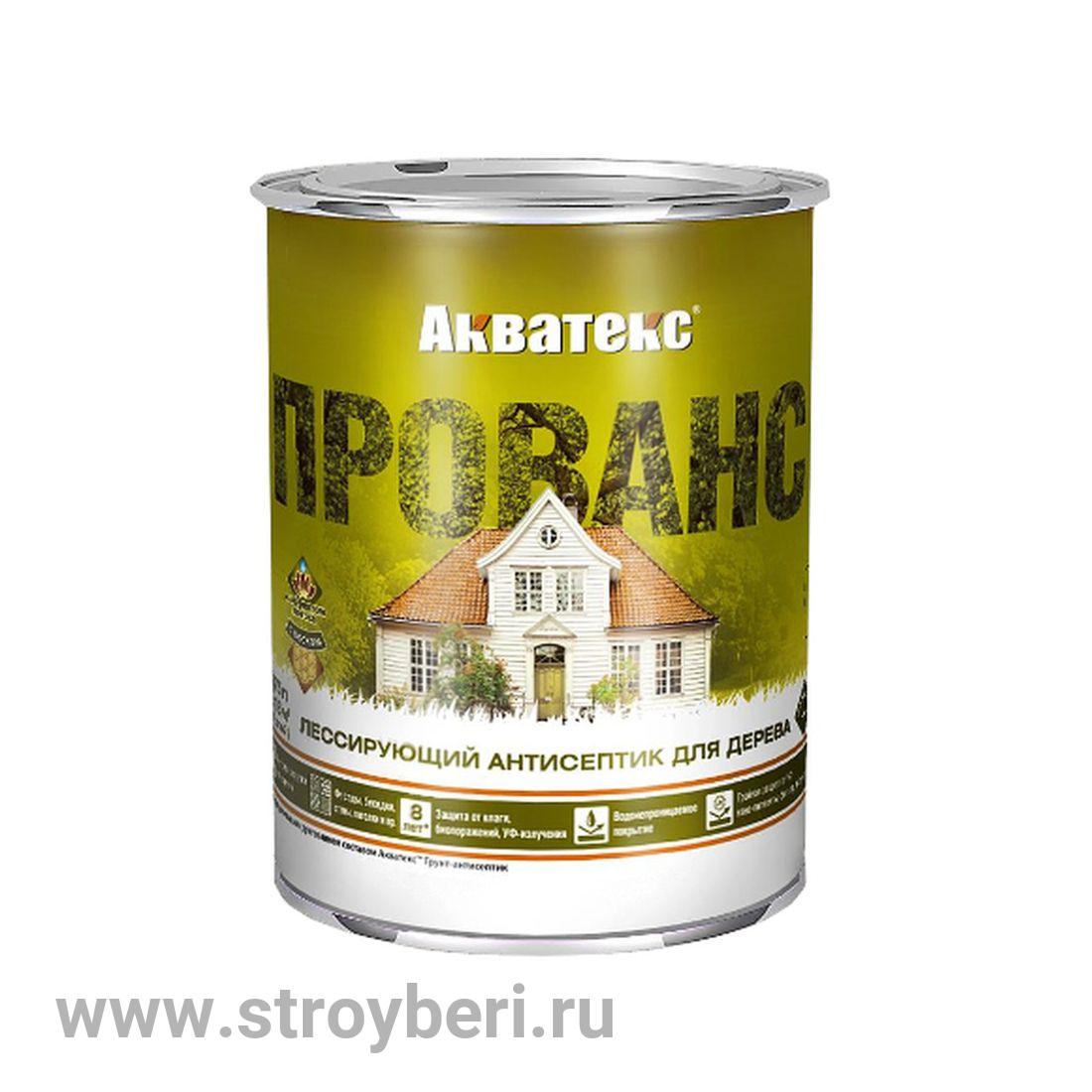 Акватекс ПРОВАНС лессирующий антисептик Орех 0.75л