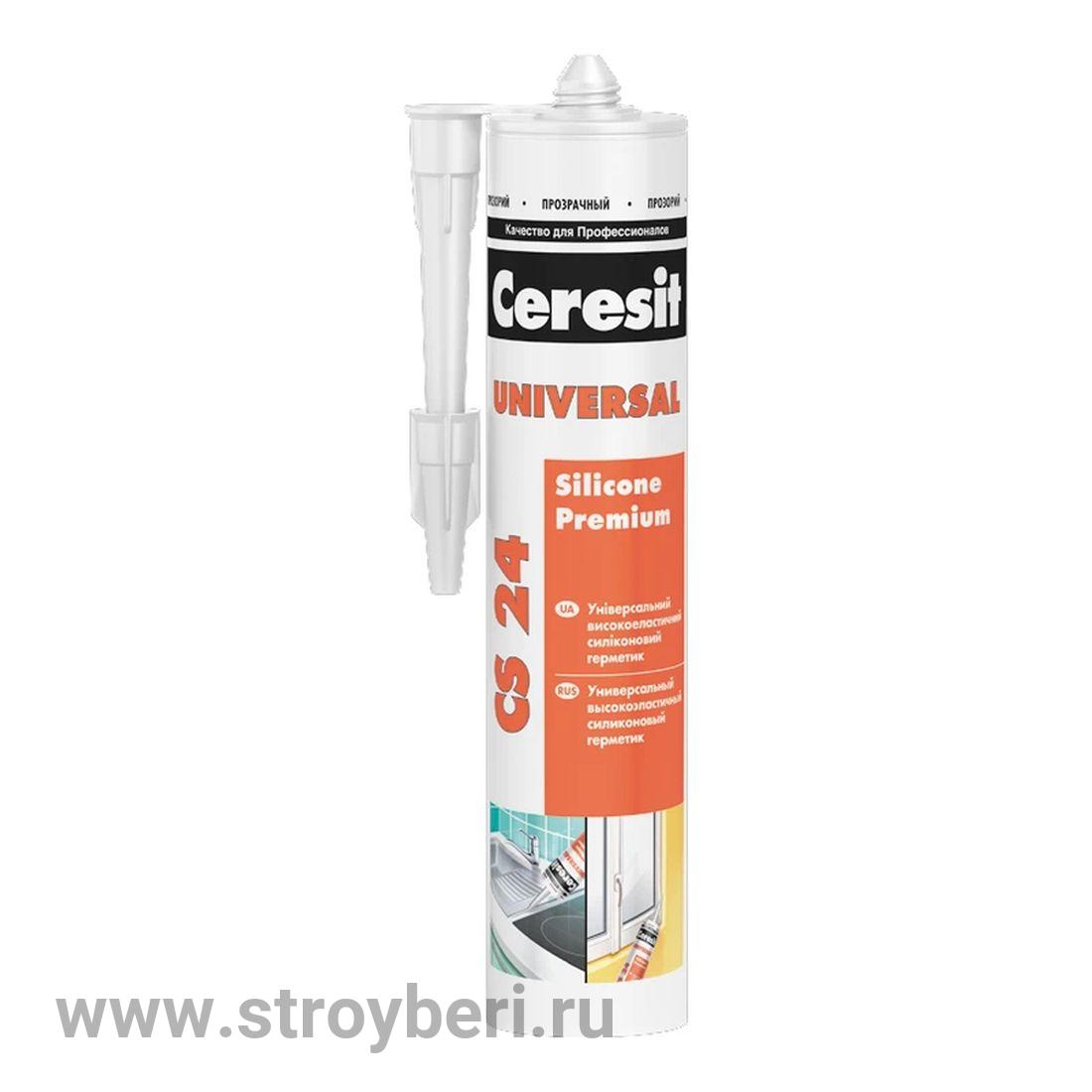 Герметик универсальный Церезит CS-24 (прозрач)