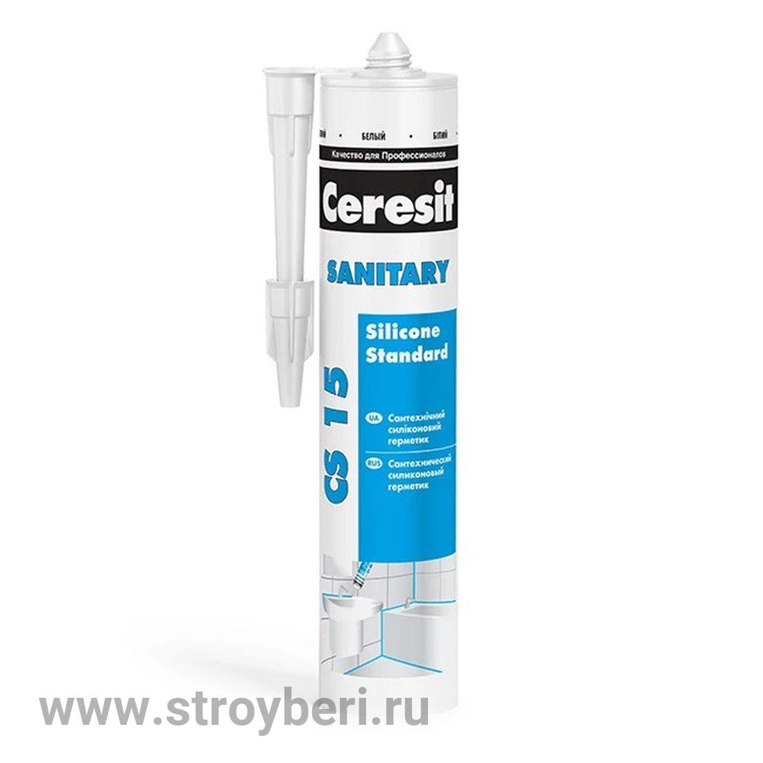 Герметик санитарный Церезит CS-15 (белый)