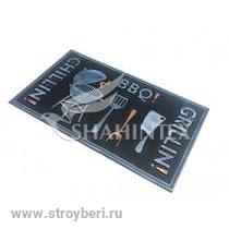 Коврик резиновый 45*75 SH22 серебро