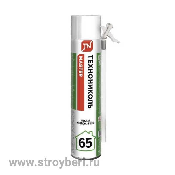 Пена монтажная бытовая ТЕХНОНИКОЛЬ MASTER 65