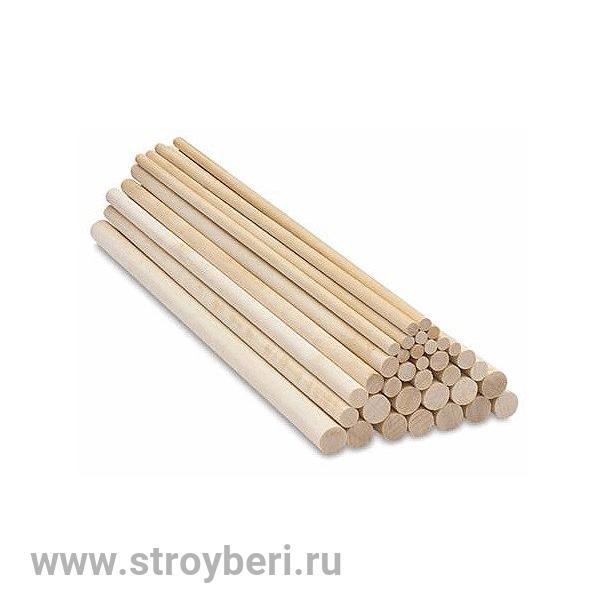 Черенок деревянный d40мм высший сорт 1,2м 05802